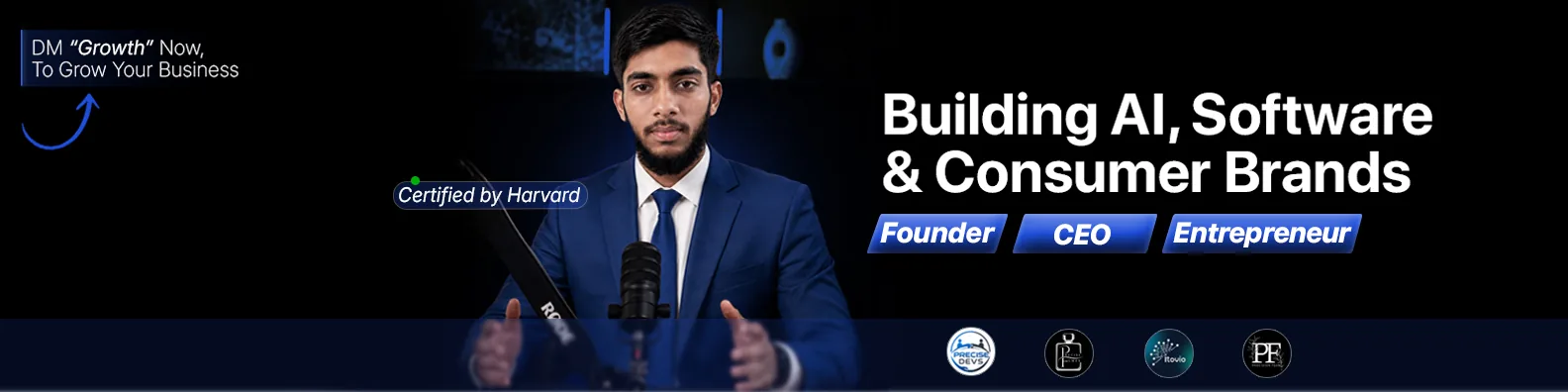 Muhammad Haris — Founder, CEO and entrepreneur building AI, software and consumer brands